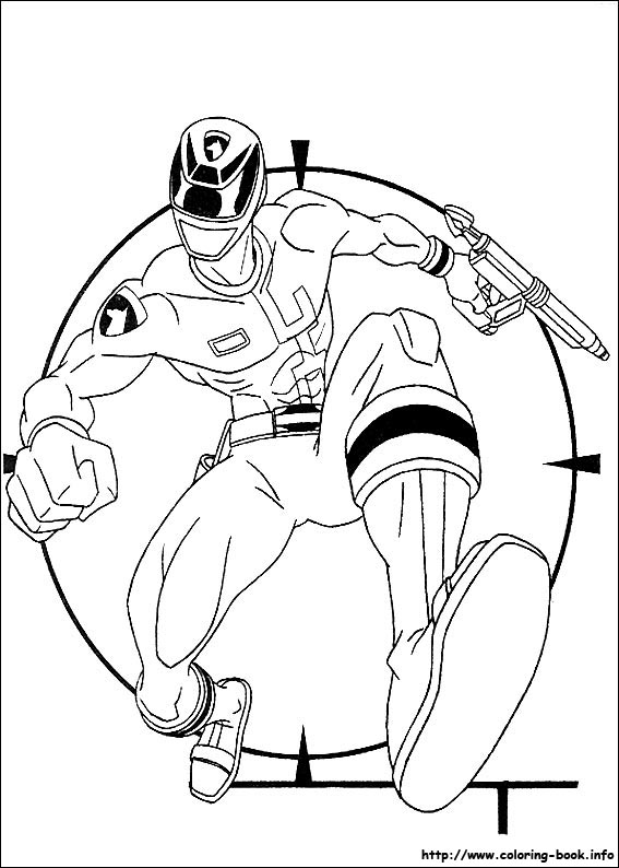 Power Rangers coloring picture